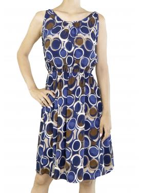 Vestito fantasia corto girocollo